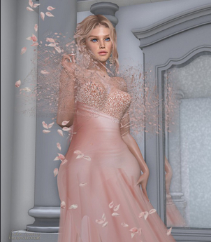 Second Life Marketplace - SAS - Mia Pink Gown (MB)